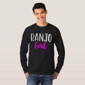 Banjo Girl Player Women  Cute Banjoist T-Shirt (Vorne ganz)