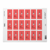 Banjo Gnawa Adressaufkleber (Vorne)