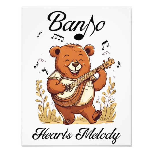 Banjo Heart's Melody Fotodruck (Vorne)