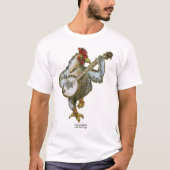 Banjo-Hühner T-Shirt (Vorderseite)