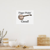 Banjo ist Finger Pickin Good Poster (Küche)