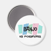 Banjo ist für immer magnet (Vorderseite/Rückseite)