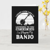 Banjo Karte (Gelbe Blume)