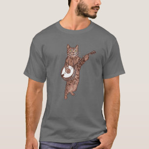 Banjo-Katze! Lustige Bluegrass-Country-Folk-Musik T-Shirt