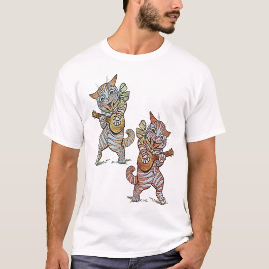 Banjo-Katzen-T-Shirt T-Shirt (Vorderseite)