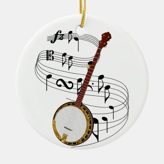Banjo Keramikornament (Vorne)