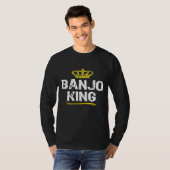 Banjo King Men Boys Player Cool T-Shirt (Vorne ganz)