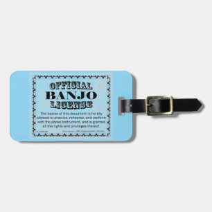 Banjo-Lizenz Gepäckanhänger