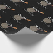Banjo macht mich glücklich geschenkpapier (Ecke)