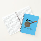 Banjo macht mich glücklich notizblock (Innenseite)