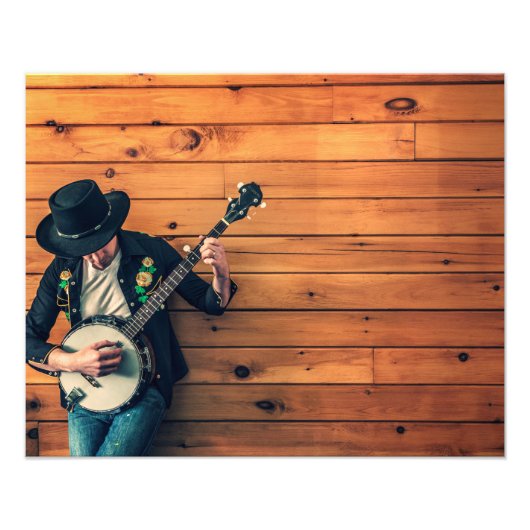 Banjo Man Fotodruck (Vorne)