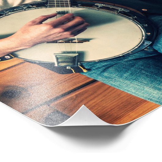 Banjo Man Fotodruck (Ecke)