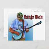 BANJO MAN POSTKARTE (Vorne/Hinten)