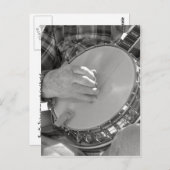 Banjo Man Postkarte (Vorne/Hinten)