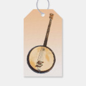 Banjo Music Instruments Pack mit Geschenkartikeln Geschenkanhänger (Rückseite)