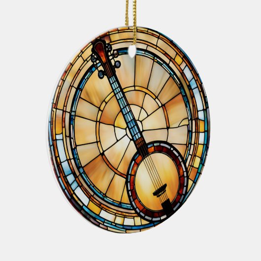 Banjo Music Keramik Ornament (Rechts)