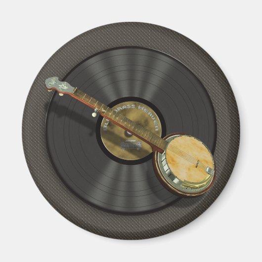 Banjo Music Kühlschrankmagnete Magnet (Vorne)