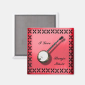 BANJO-MUSIC MAGNET (Vorderseite/Rückseite)