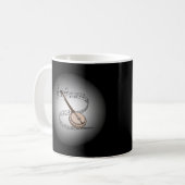 Banjo ~ Musical Globe ~ Musikinstrument ~ Kaffeetasse (Vorderseite Links)