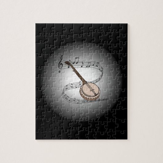 Banjo ~ Musical Globe ~ Musikinstrument ~ Puzzle (Vertikal)