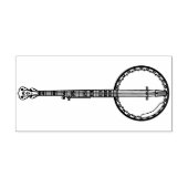 Banjo Musician Music Teacher Gummistempel (Prägung)