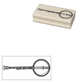 Banjo Musician Music Teacher Gummistempel (Stempel)