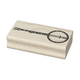 Banjo Musician Music Teacher Gummistempel