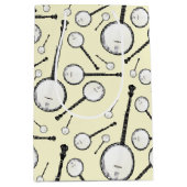 Banjo Musician Music Teacher Mittlere Geschenktüte (Vorderseite)