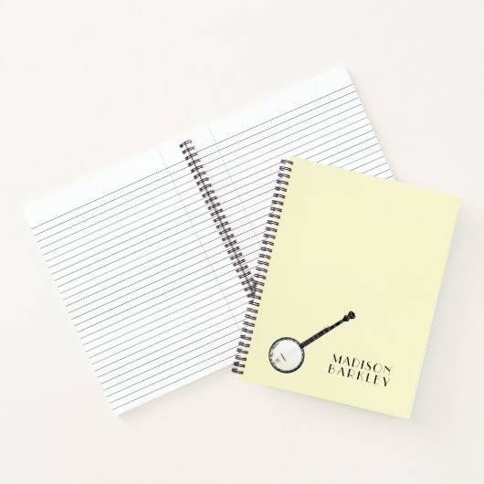 Banjo Musician Music Teacher Notizblock (Innenseite)