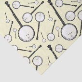 Banjo Musician Music Teacher Seidenpapier (Detail)