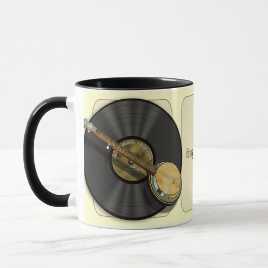 Banjo-Musik-Tassen Tasse (Links)