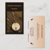 Banjo-Musiker-Visitenkarte Visitenkarte (Vorne/Hinten)