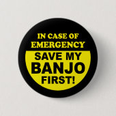 Banjo-Notfall Button (Vorderseite)