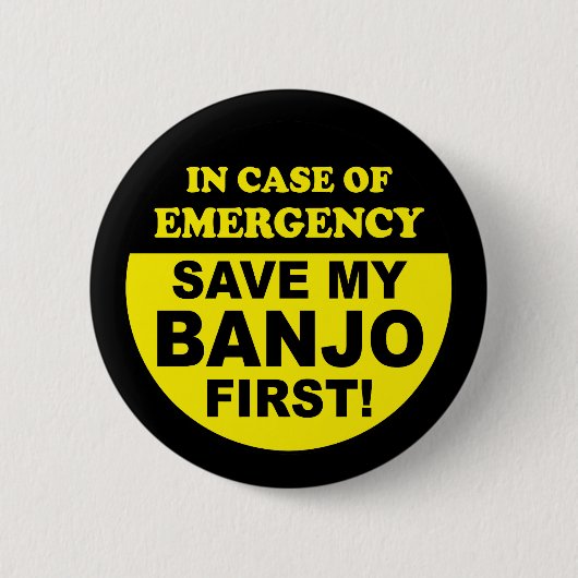 Banjo-Notfall Button (Vorderseite)