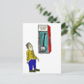 Banjo-Notfall Postkarte (Stehend Vorderseite)