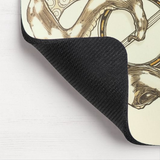 Banjo Octopus Mousepad (Ecke)