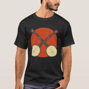Banjo Old Time Offen zurück Clawhammer Banjo T-Shirt