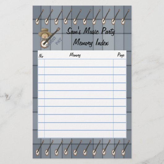 Banjo Pat Briefpapier (Vorderseite)