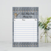 Banjo Pat Briefpapier (Stehend Vorderseite)