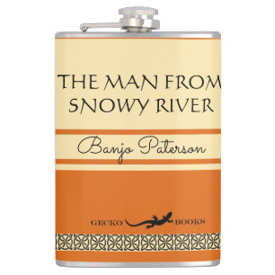 Banjo Paterson Retro-Stil Flachmann