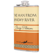 Banjo Paterson Retro Style Flachmann (Links)