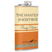 Banjo Paterson Retro Style Flachmann (Rechts)