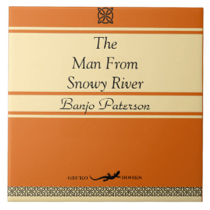 Banjo Paterson Retro Style Keramik Fliese