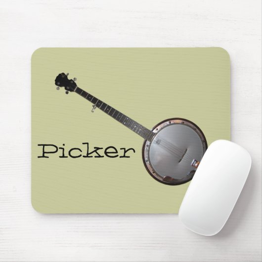 Banjo-Pflücker Mousepad (Mit Mouse)