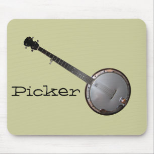 Banjo-Pflücker Mousepad