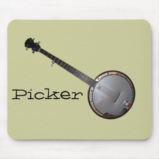Banjo-Pflücker Mousepad (Vorne)