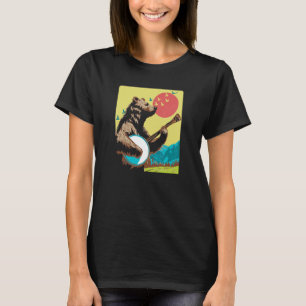 Banjo Pickin' BärenSunset 80er 90s Vibe Graphic T-Shirt