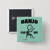 Banjo Play Boy Button (Vorne & Hinten)