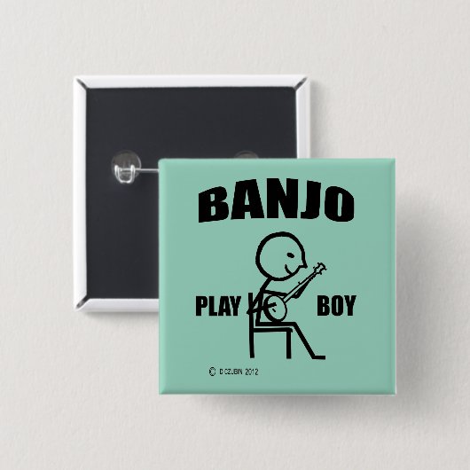 Banjo Play Boy Button (Vorne & Hinten)