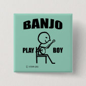 Banjo Play Boy Button (Vorderseite)